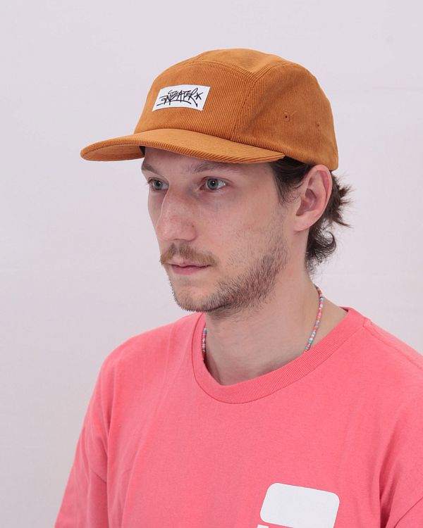 Кепка 5Panel Velvet Терракотовая - фото 1