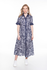 ПЛАТЬЕ-РУБАШКА ИЗ ЛЬНА