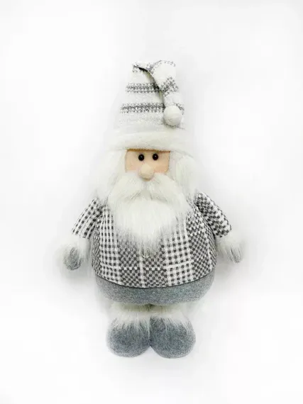 Игрушка Гном телескопический 50-91 см., серый, Christmas DeLuxe (89318)