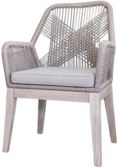 Кресло деревянное плетеное Belle цвет натуральный