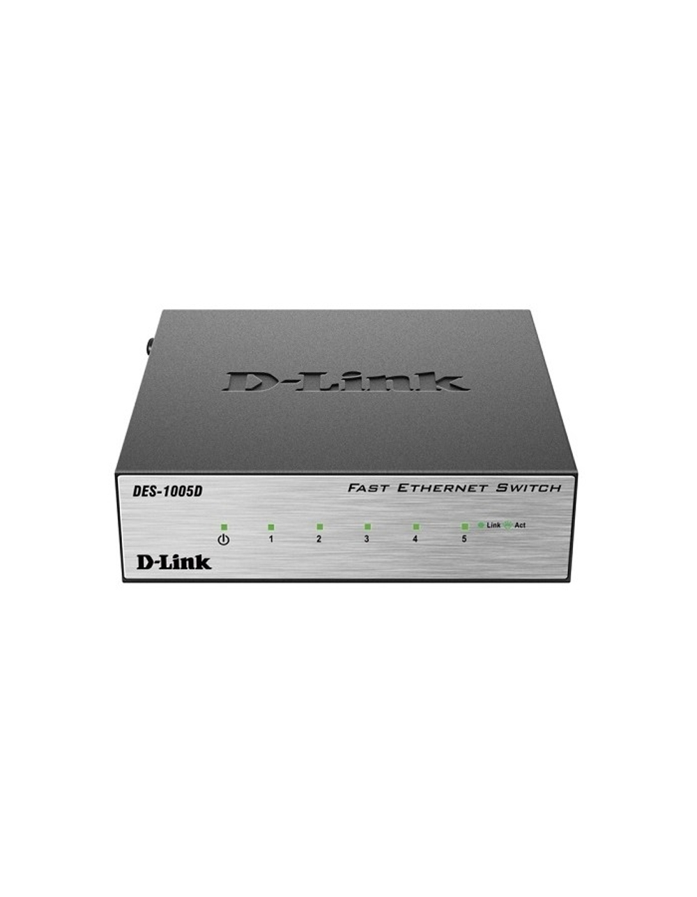 D-Link DES-1005D/O2B Неуправляемый коммутатор с 5 портами 10/100BASE-TX