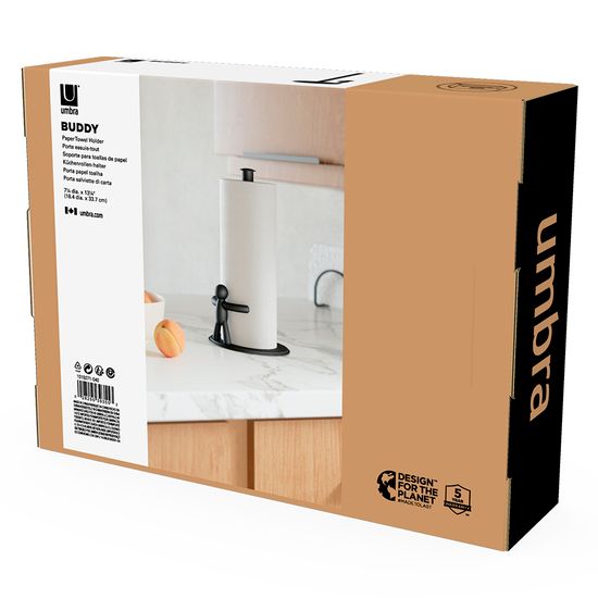 Держатель для бумажных полотенец buddy, черный