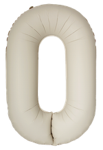 Цифра 0 Slim, Кремовый Латте, Матовый в упаковке 40" Fm