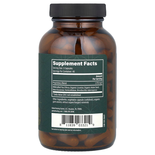 Global Healing, Candida Balance, 120 капсул