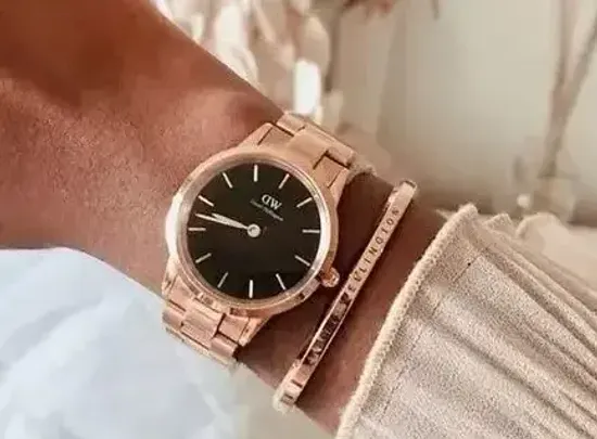 Наручные часы с браслетом Daniel Wellington (часы DW00100210 + браслет DW00400001)