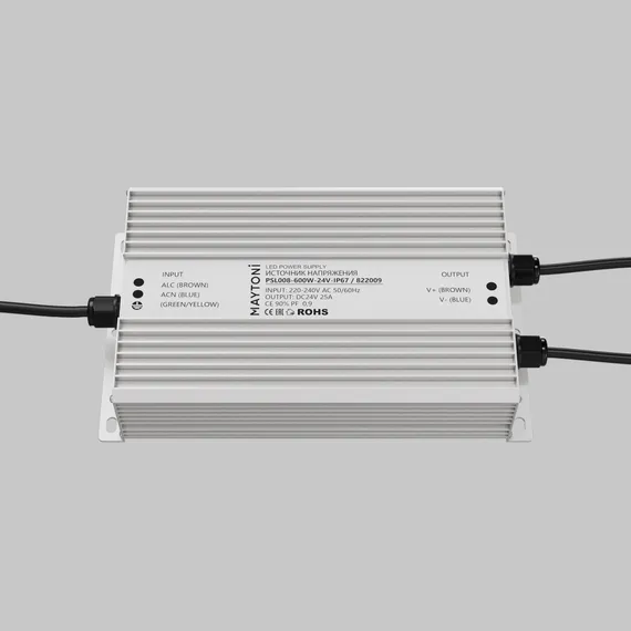 Источник напряжения PSL008 24В 600Вт IP67 822009 Led Strip 822009