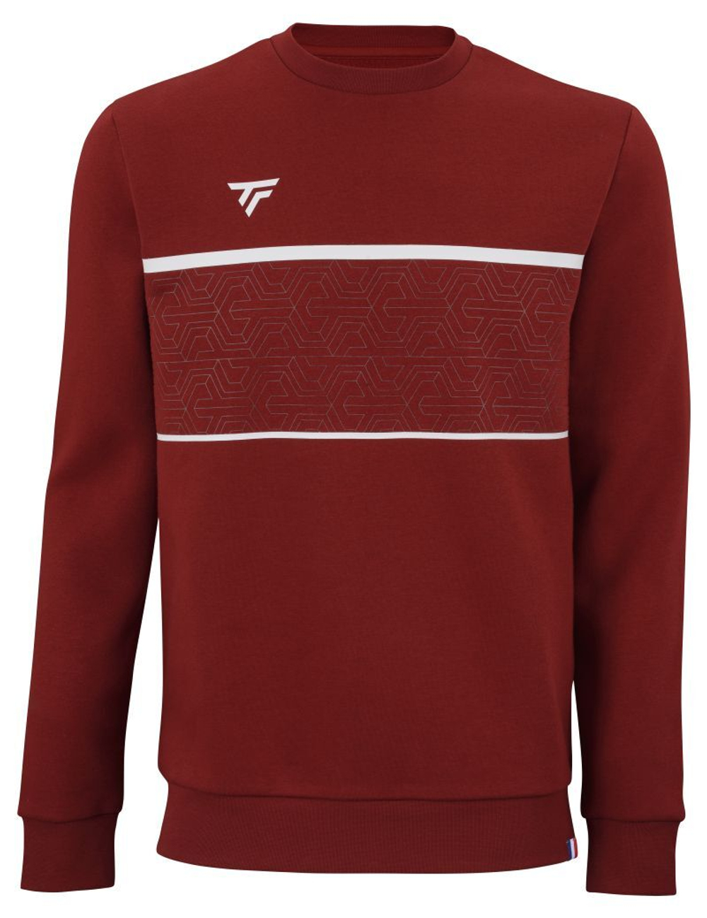 Мужская теннисная кофта Tecnifibre Team Sweater - cardinal