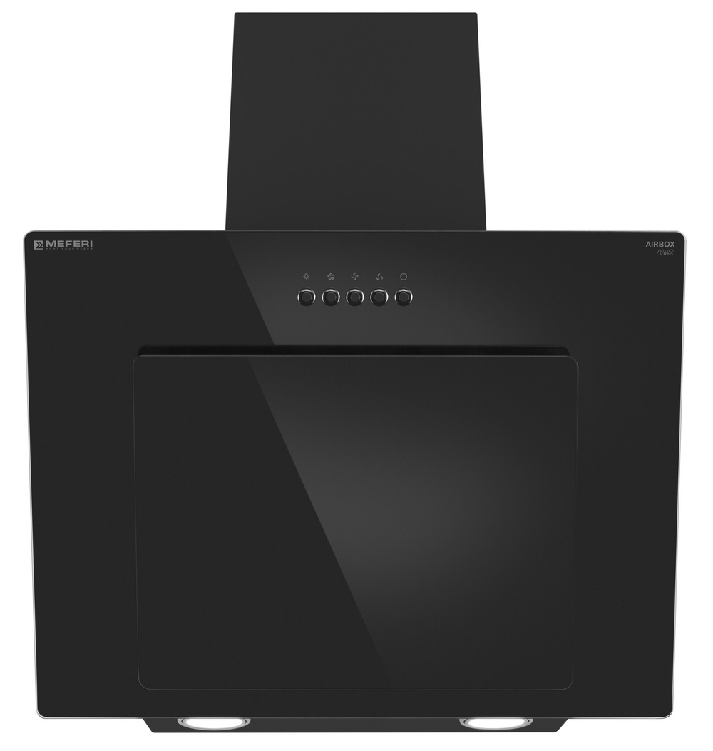 Наклонная пристенная вытяжка Meferi AIRBOX60BK POWER фото 3