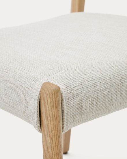 Чехол для стула Cudia из бежевого шенилла