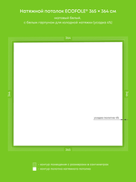 Натяжные потолки 12.6 м2, 11.5 м2