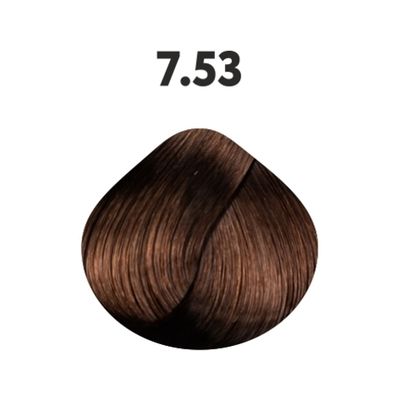 7.53 крем-краска KAARAL AAA Color Collection махагоново-золотистый блондин - 100 мл.