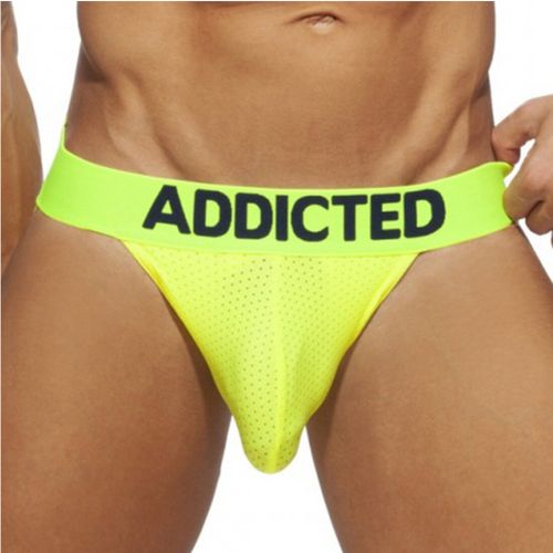 Мужские трусы джоки желтые Addicted 4012-13