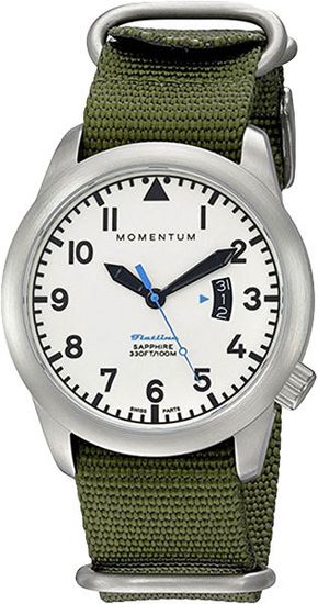Часы для спорта Momentum Flatline Field 1M-SP18LS7G (нато, сапфир)