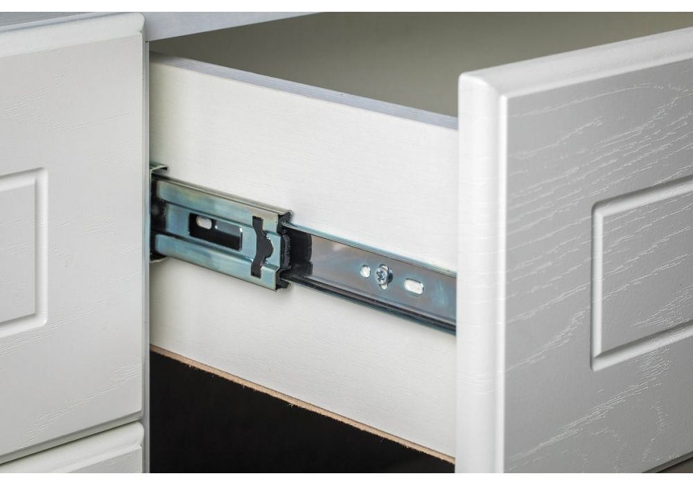 Модульная гостиная Ливерпуль белый / ясень ваниль НМ-1012-100 комплектация 2