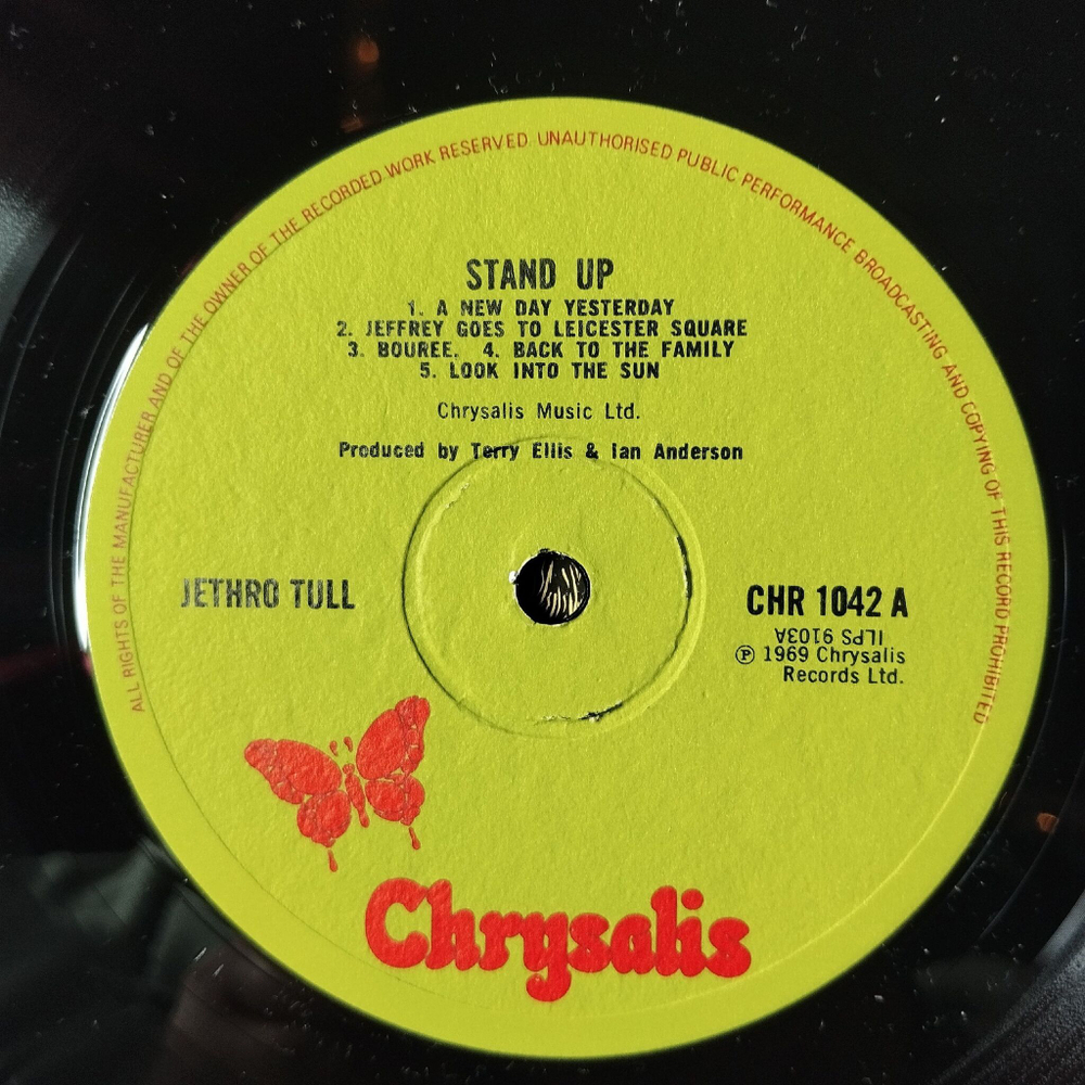 Винтажная виниловая пластинка LP Jethro Tull Stand Up (UK 1973)