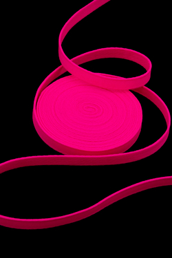 Туннельная лента розовая неоновая бесшовная ширина 10 мм