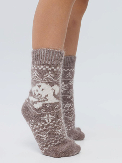 Носки детские Н427-13 коричневые