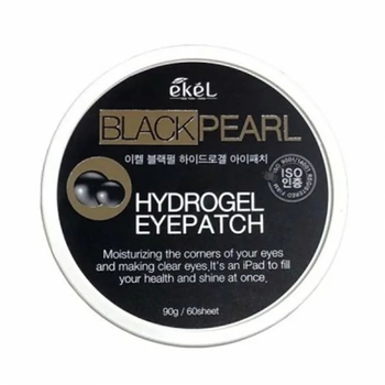 Патчи для век Ekel Black Pearl Hydrogel Eyepatch гидрогелевые с экстрактом черного жемчуга 90 г / 60 шт