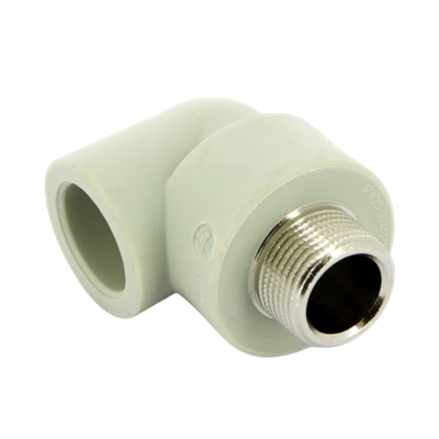 Уголок полипропиленовый комбинированный FV-Plast 25x3/4" наружная резьба