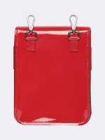 Сумка поясная кожаная "Красный лак" OLA OLA