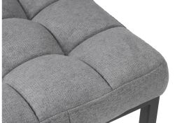 Барный стул Лофт ткань канди грей / черный матовый