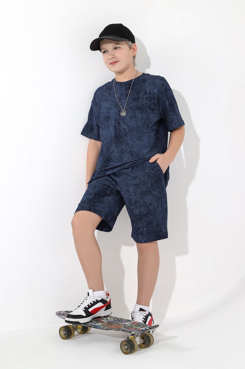 Костюм для мальчика Дым-1 Виотекс ТЁМНО-СИНИЙ