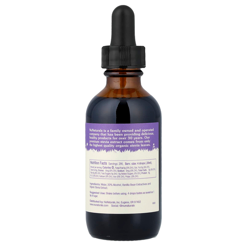 NuNaturals, Ванильная стевия, 59 мл (2 жидк. унц.)