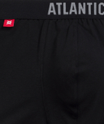 Мужские трусы шорты Atlantic, набор из 5 шт., хлопок, каберне + серый меланж + изумрудные + черные + темно-голубые, 5SMH-004