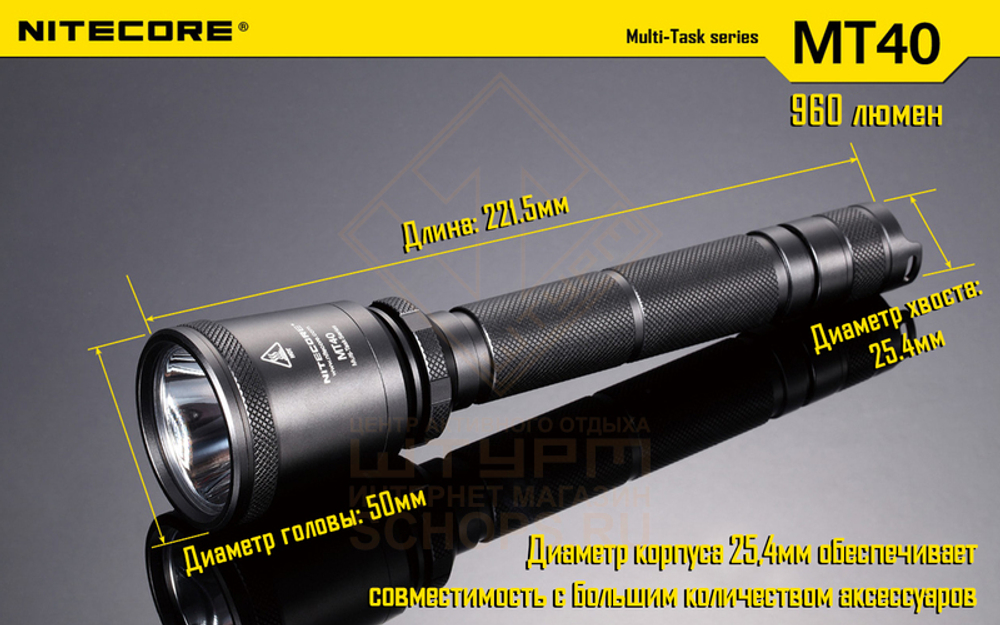 Фонарь Nitecore MT40 Kit