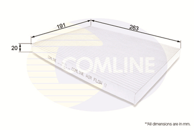 COMLINE - EKF191-CML - Filter, cabin air