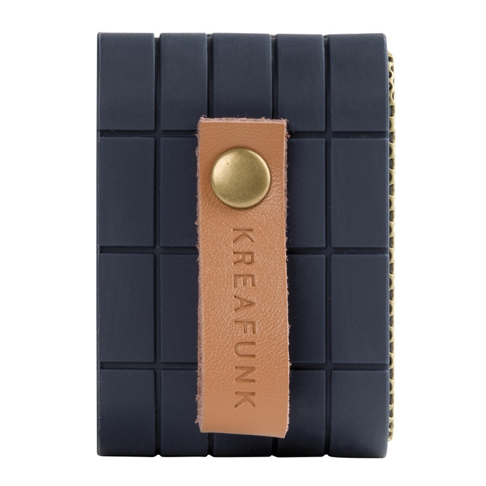 Колонка беспроводная с ремешком amove синяя