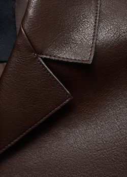 Куртка из искусственной кожи с карманами