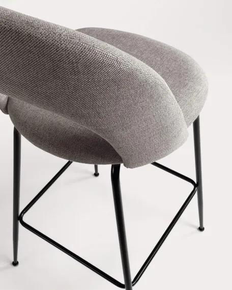 Полубарный стул Mahalia 63 см светло-серый