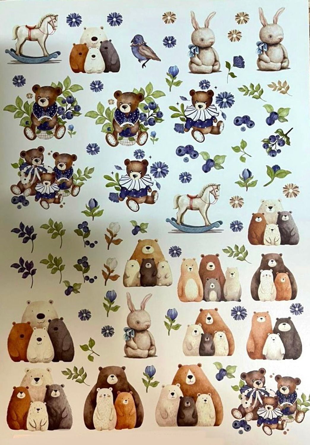 Пленочный трансфер №0630  для светлых поверхностей А4