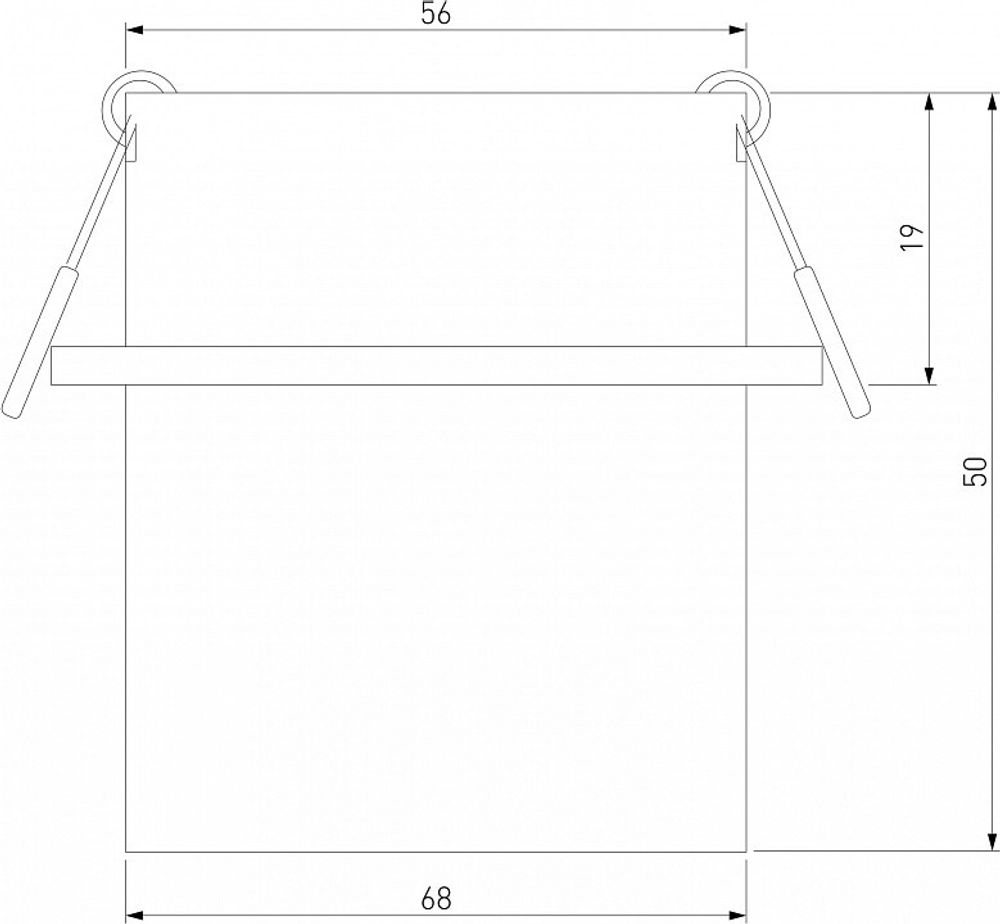 Встраиваемый светильник Elektrostandard Moll a064244