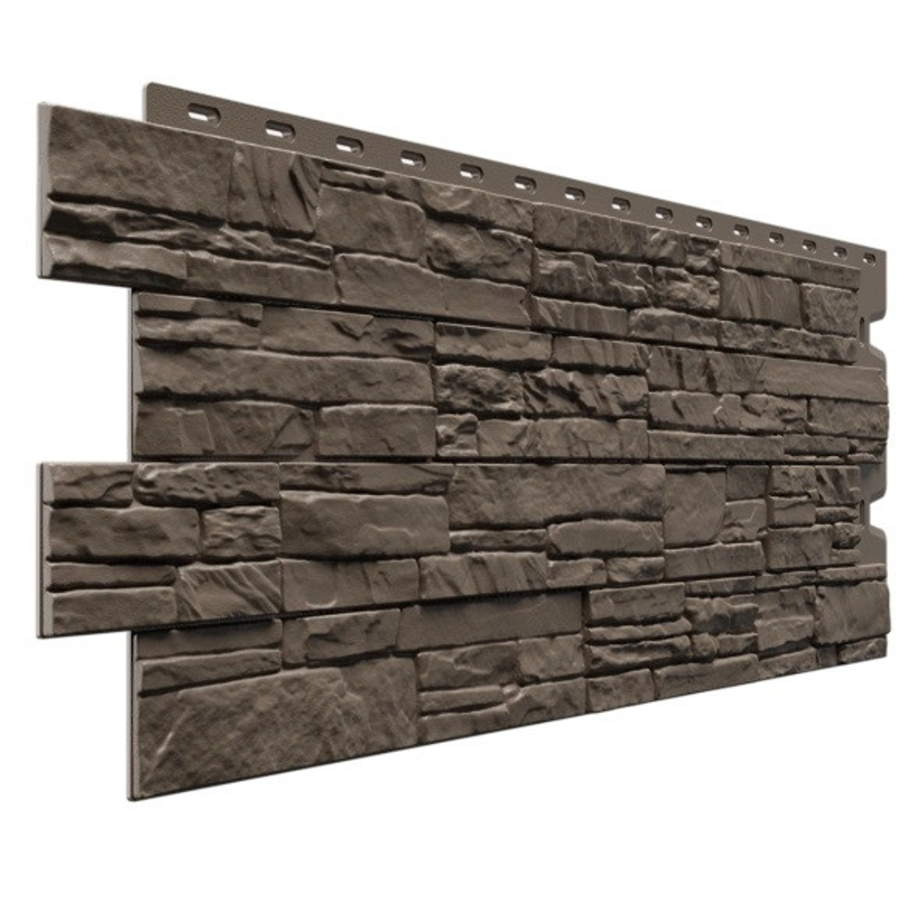 Панель фасадная Docke Алтай Шоколад 1098х400 мм