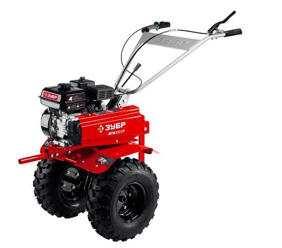 Мотоблок "ЗУБР" МТБ-400 У (7 л.с., с пониж. передачей, колеса 19*7-8)