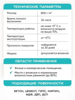 Декоративная фактурная акриловая интерьерная штукатурка для стен 15 кг, Карта мира, Антега