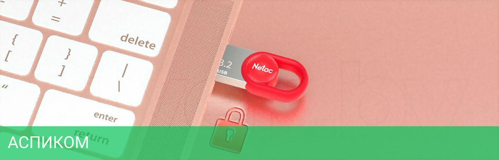 USB Flash-накопитель Netac UM2 USB 3.2 32GB (NT03UM2N-032G-32RE)