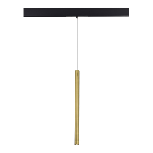 ST683.346.08 Магнитный трековый светильник Золотистый LED 1*8W 4000K 450Lm Ra90 24° IP20 D30xH500 48V