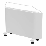 Конвектор электрический DENZEL XCE-1500, 230 В, 1500 Вт, белый, сушилка, колеса, Х-элемент 98131