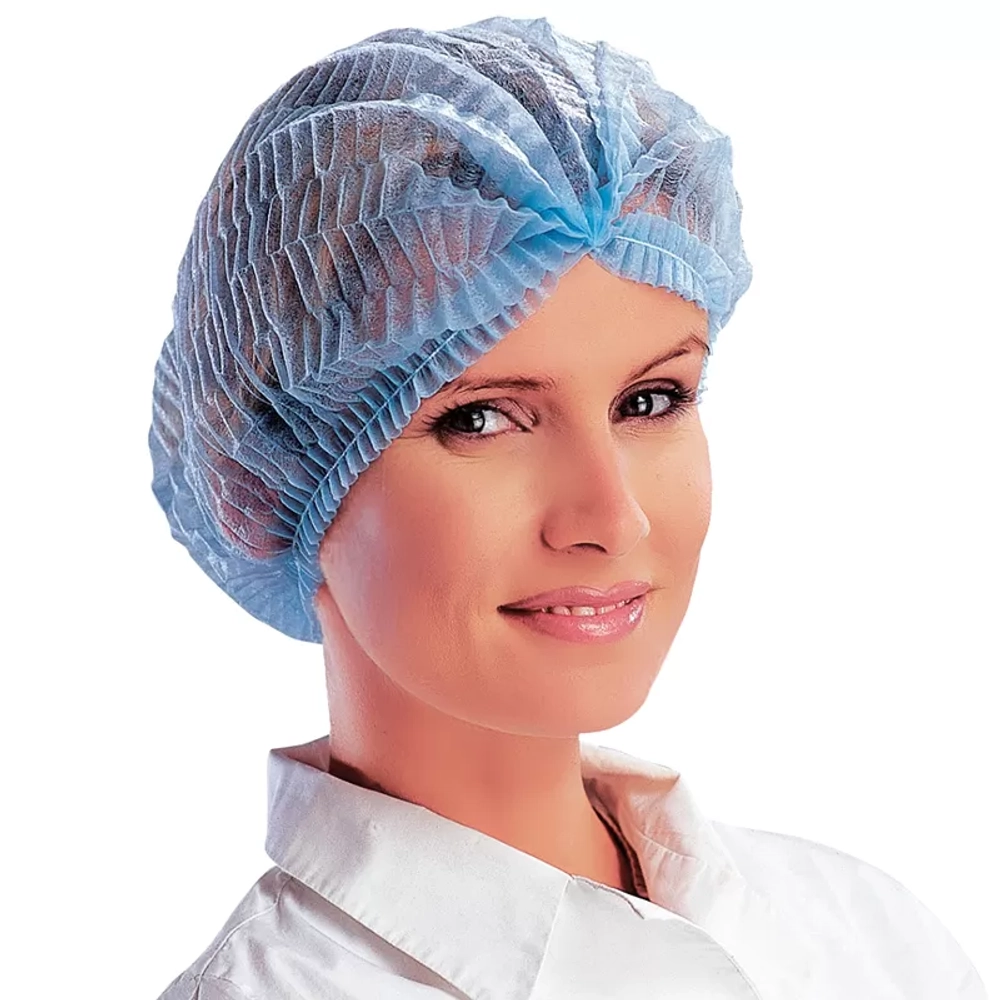 Шапочка-шарлотта голубая 100 шт