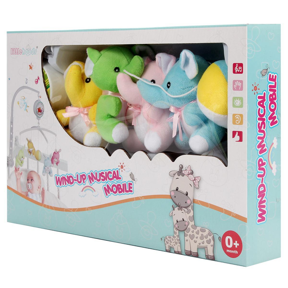 Карусель музыкальная для малышей, коробка 5203B