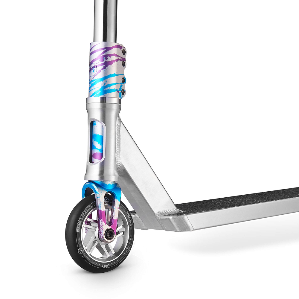 Самокат HIPExtreme H5, серебро/голубой