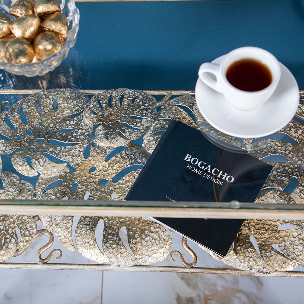 Консоль Monstera Deliciosa (Монстера) Айвори