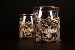 Набор стаканов для виски "Герб" 2 шт.