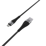 Кабель Borofone BX32 USB-microUSB 2.4A 1м Nylon Black