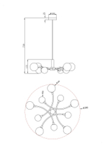 Люстра Freya FR5116PL-10BS