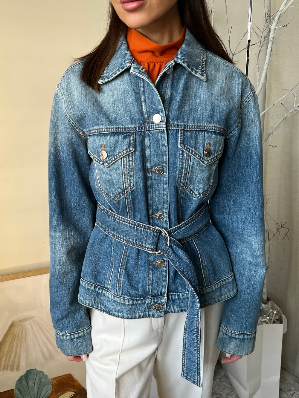 Джинсовая куртка Sportmax Code, М