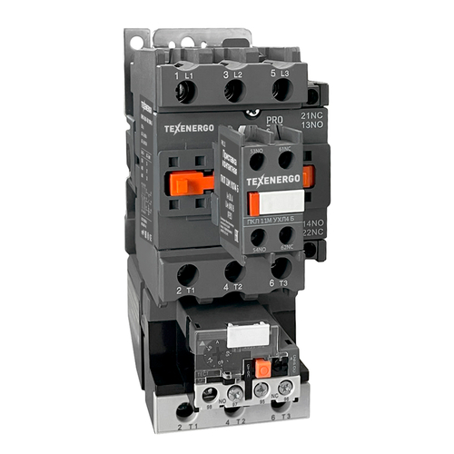 Пускатель магнитный ПМ12-063201 220В УХЛ4 2з+2р Класс Б EURO Texenergo вар. А